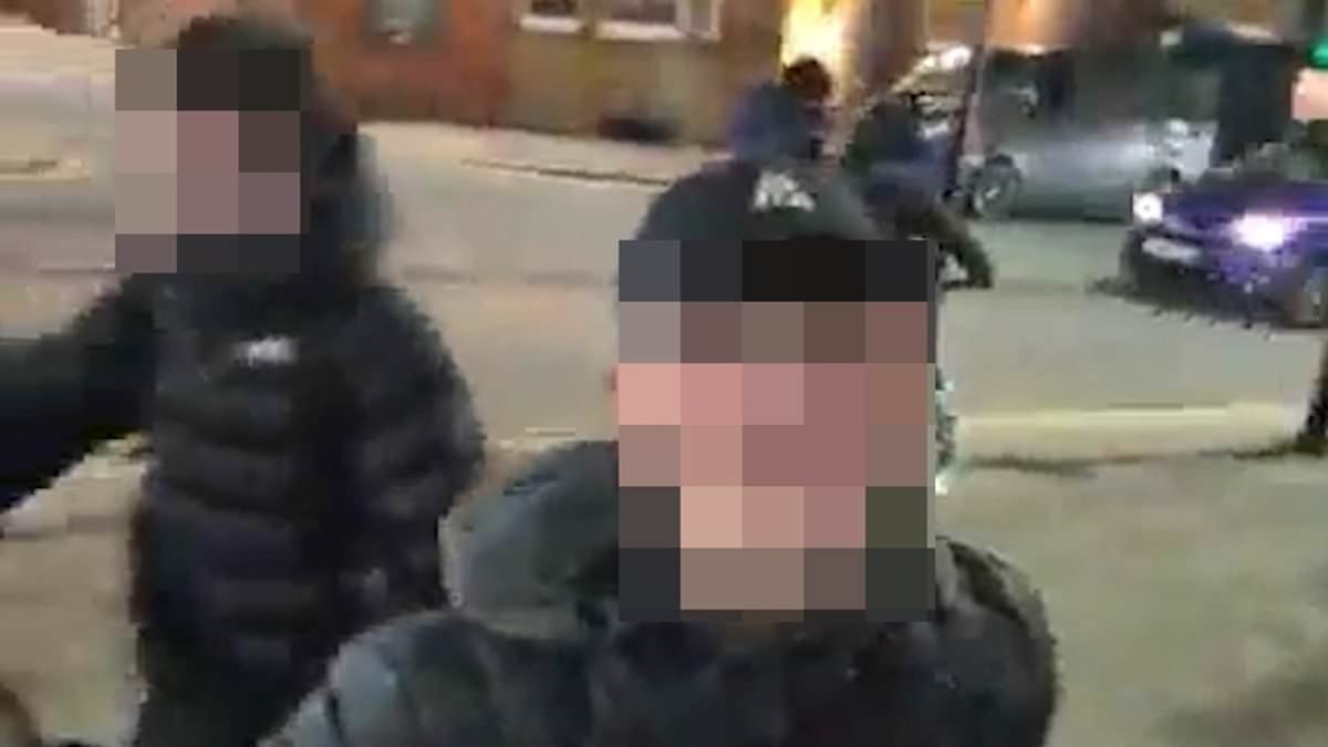 The town too afraid to go out at night: Quiet community is terrorised by 'feral' yobs who throw items from moving cars, smash up bus stops and harass local shop keepers