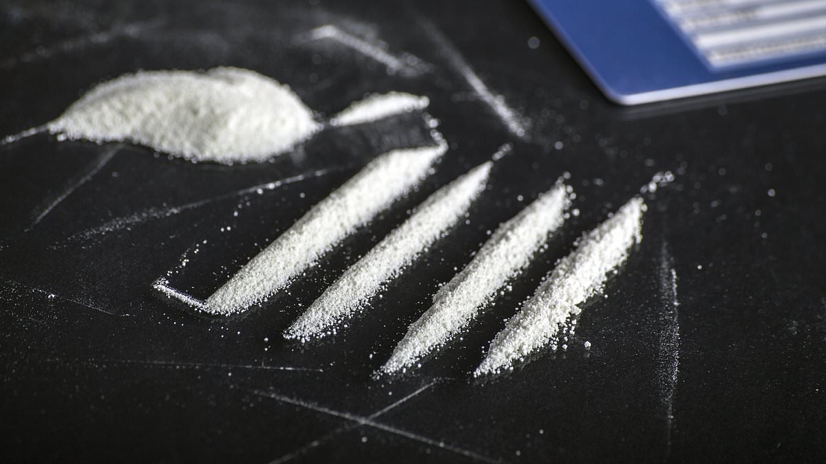 England's £10BILLION annual cocaine habit: Users hoovered up almost 130 tonnes of the Class A drug in a YEAR according to official study that analysed sewage to find hotspots