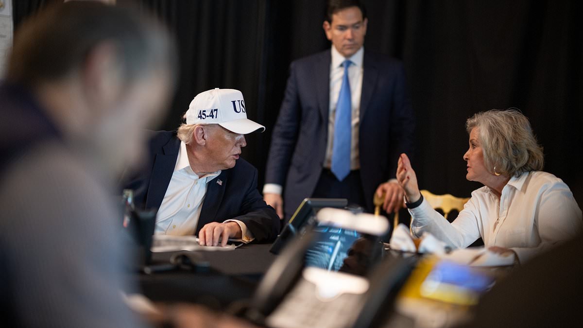 Terrifying 'security breach' spotted in Trump's Situation Room as Ice Maiden Susie Wiles faces blowback