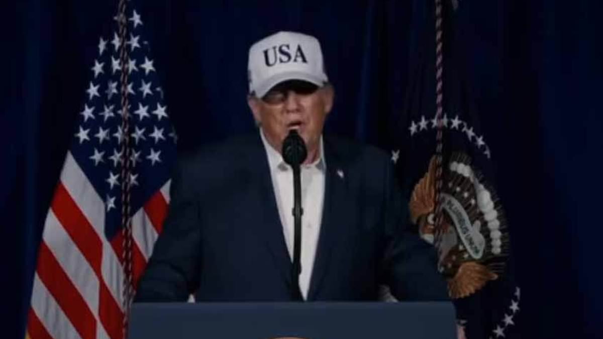 Donald Trump condemns Iran's 'vicious' leaders' 47-year 'campaign of bloodshed and mass murder' as he announces strikes - while exiled prince calls on Iranians to prepare for uprising