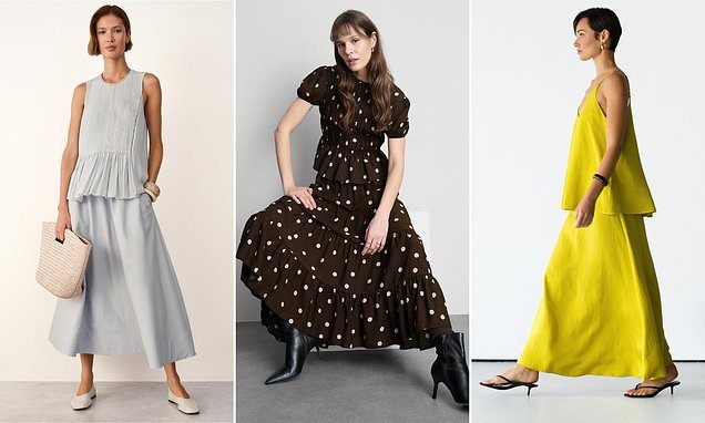 The best skirts for hiding cankles, saggy knees and cellulite. I'm a fashion expert and these are the fabrics and cuts you MUST avoid this summer and the styles to try instead