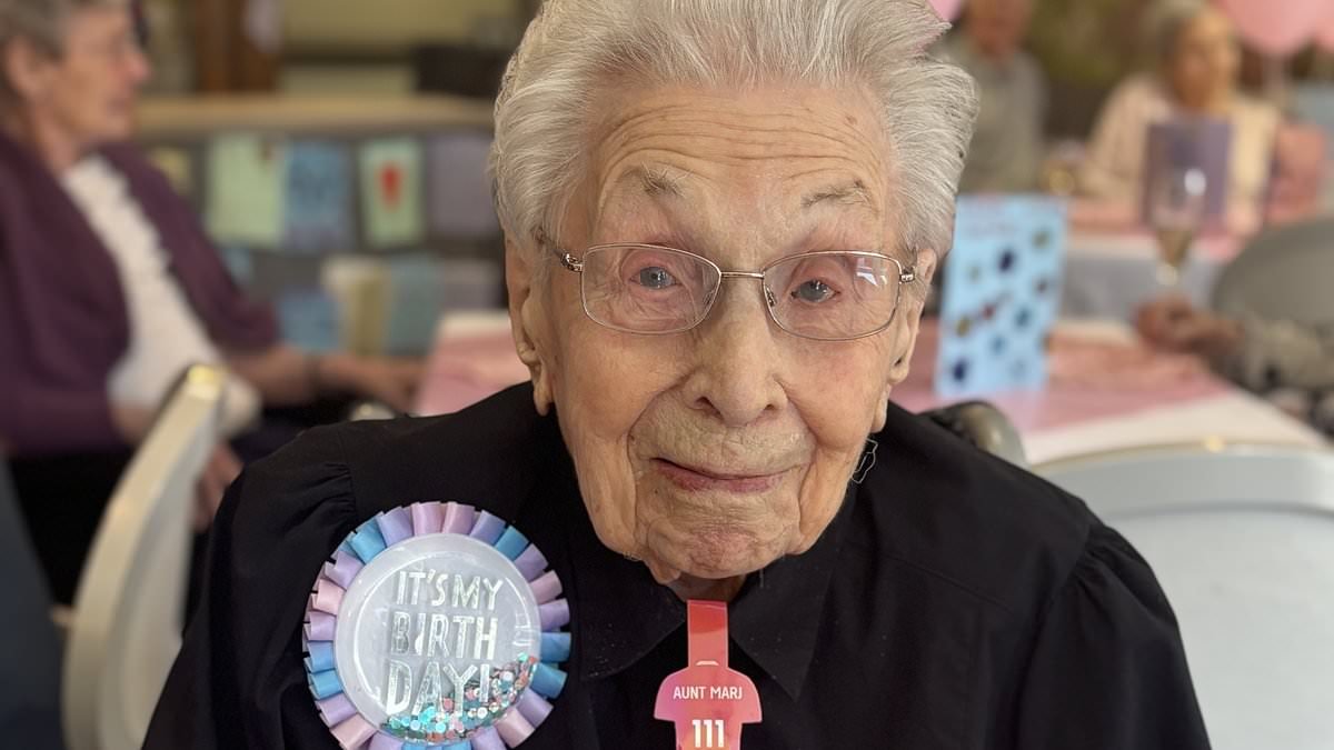 One of Britain's oldest women turns 112 - and reveals her secret to a long, happy life