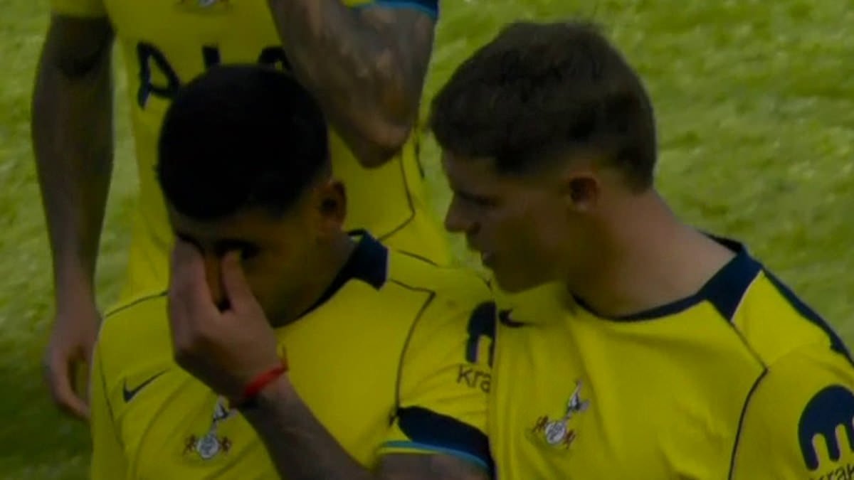 Tears of Tottenham's crying captain: Cristian Romero accused of sending his team 'the wrong message' as they face relegation - in dismantling of his behaviour on Match of the Day