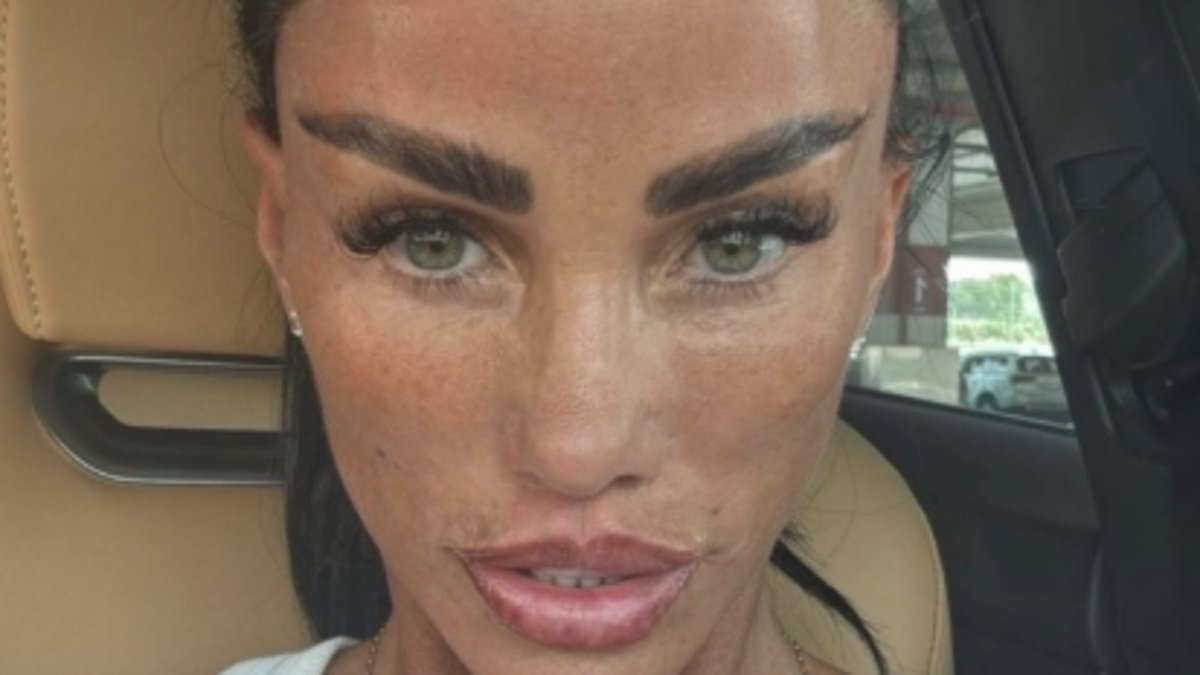 Katie Price flaunts surgically-enhanced face in selfie during Dubai honeymoon with husband Lee Andrews - after being joined by Kerry Katona and her toyboy boyfriend