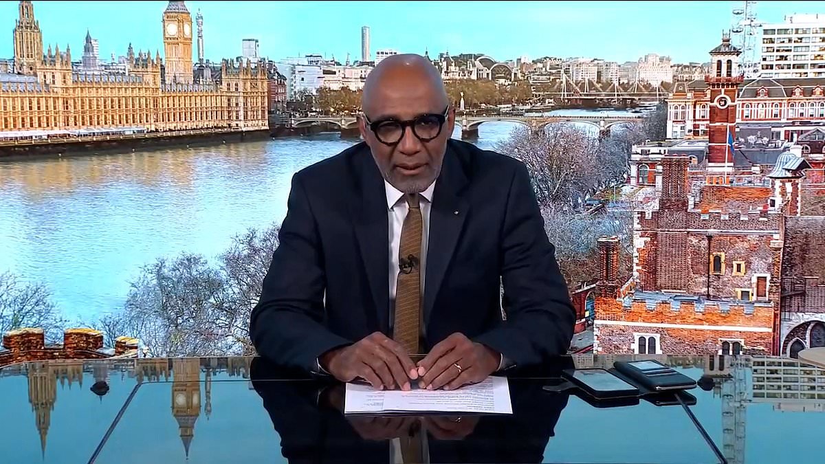 Moment Sky News presenter Trevor Phillips tells audience 'this morning Venezuela is an American colony'