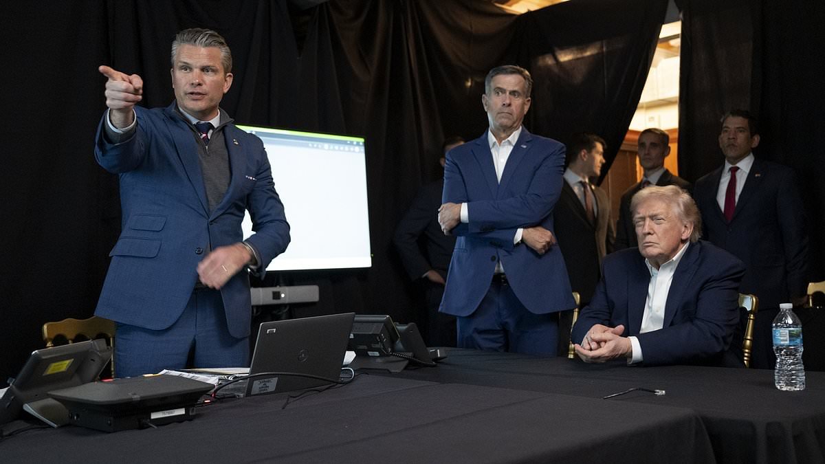 Inside the meeting that convinced Trump to go to war with Iran: CIA 'dismissed regime-change plan as 'farcical'. JD Vance said 'it's a bad idea'. But Donald went with his instinct'