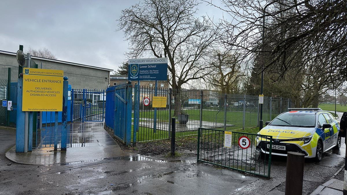 Boy accused of knifing two others in North London school attack is former pupil who used old uniform to sneak back, witness claims