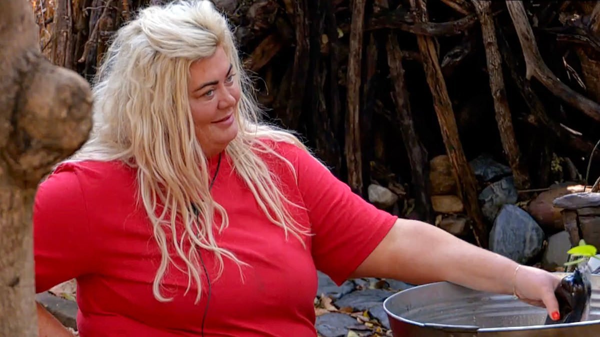 Who's the joke now? I'm A Celebrity's Gemma Collins gets her revenge on Sinitta with stinging swipe at her 40-year on-and-off relationship with Simon Cowell - the day after her brutal dressing down