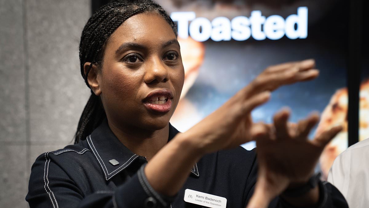 Kemi Badenoch beats Starmer and Farage in head-to-head for preferred PM… but voters are losing faith in politics