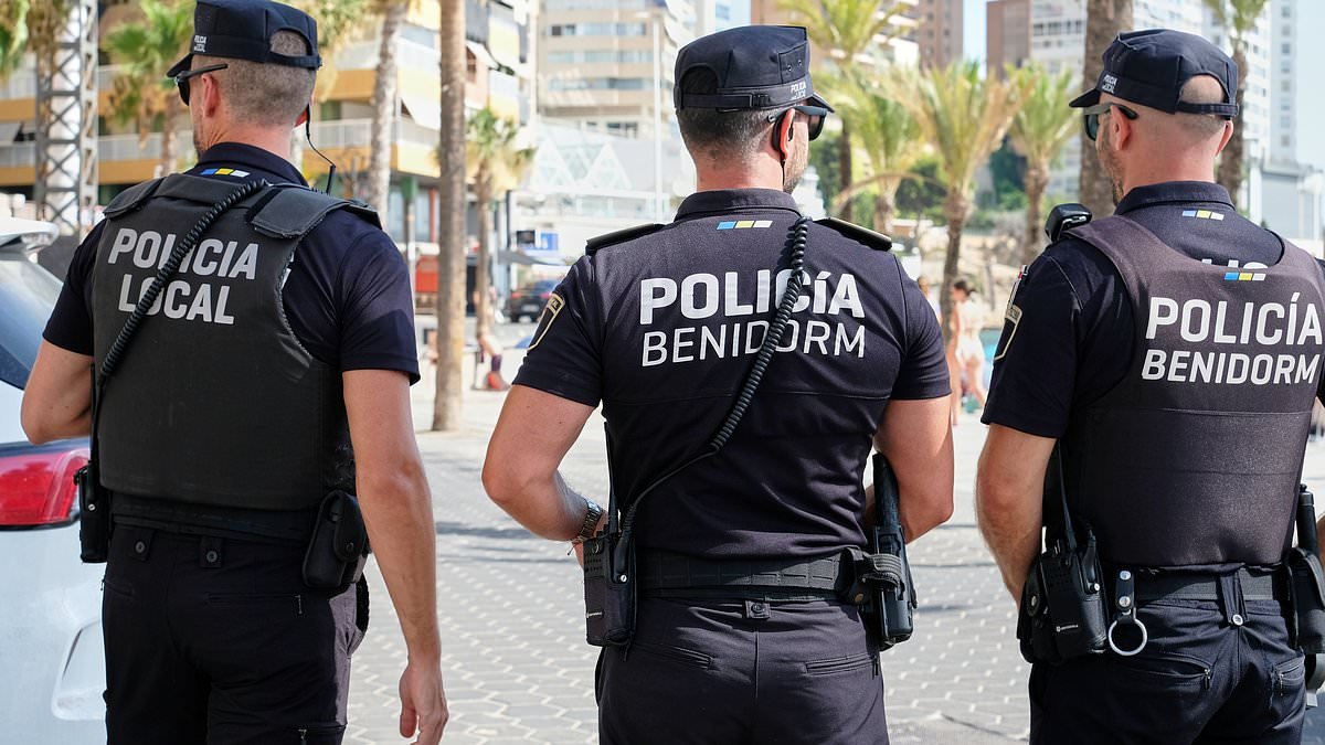 Two Brit tourists are arrested over 'fake kidnapping plot for holiday cash' in Benidorm... after 'demanding a ransom of £725'