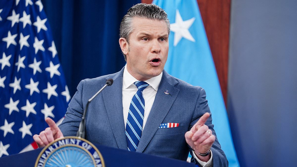 Pete Hegseth warns Iran US military is 'locked and loaded' and intelligence is better than EVER to strike at moment's notice