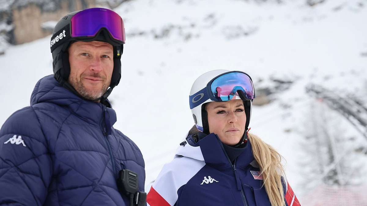 Revealed: Lindsey Vonn's coach's chilling pre-race observation that predicted specific details of her 'cursed' crash which broke her leg at Winter Olympics