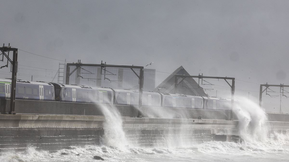 Brits are told to 'pack essentials' as Storm Dave threatens power cuts, falling debris and travel chaos over Easter weekend - bringing 90mph winds and snow blizzards