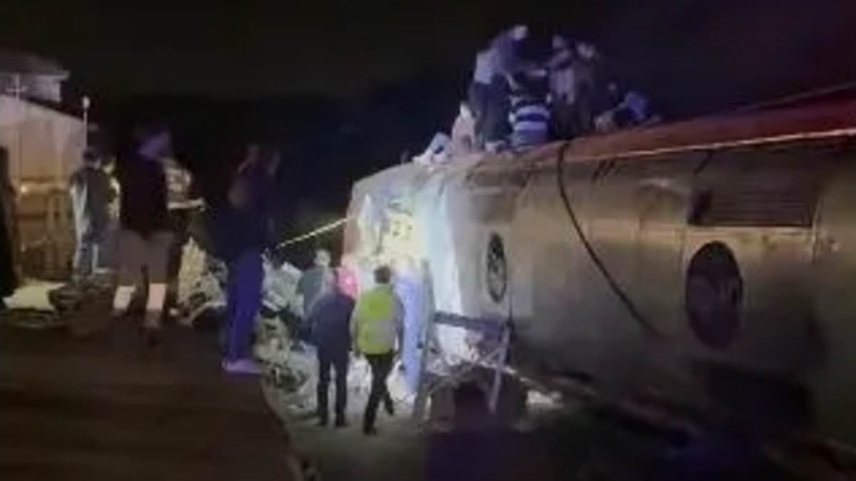 At least five dead and more trapped after two high-speed trains derail in Spain