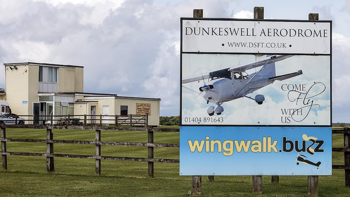 Man, 49, dies following skydive at aerodrome in Devon