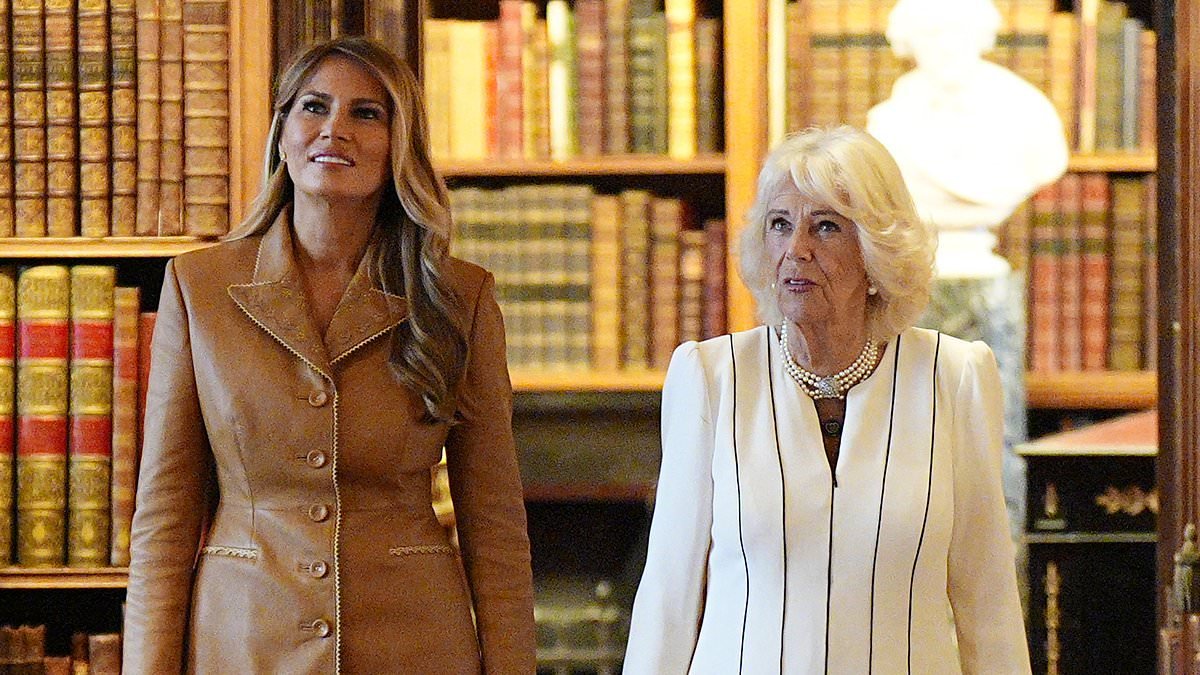 Camilla could secretly meet some of Epstein's victims during state visit to America this month - but did Melania hold 'that' press conference 'to pave the way to join Queen'?