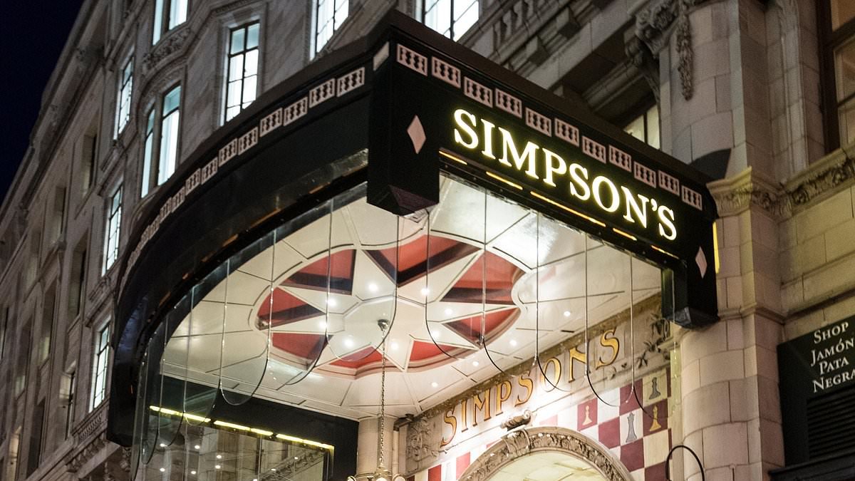 Simpson's in the Strand is set to reopen next month after it was forced to close during Covid: High hopes for return of iconic 1828 venue