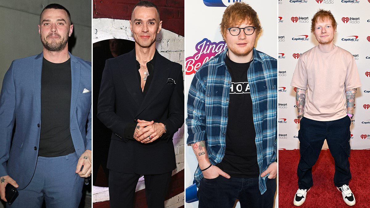 Rise of the 'Mounjaro men': Dad bods are over as male celebrities feel the pressure to slim down - even if they're not using jabs