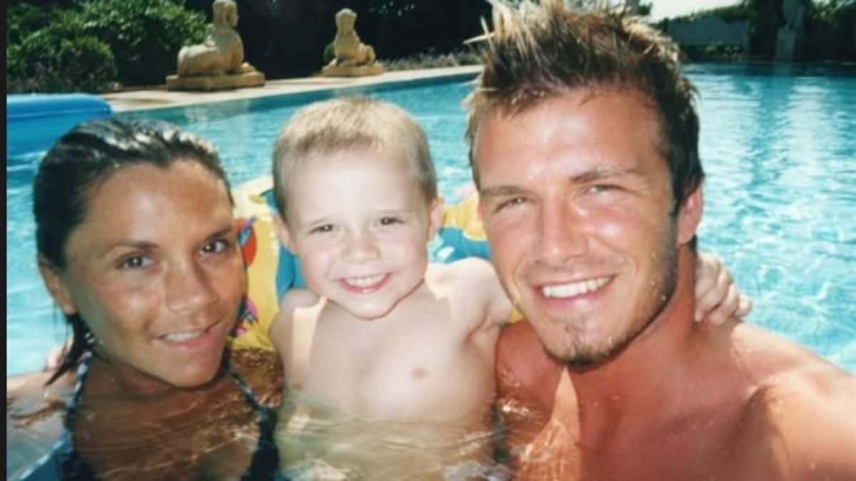 David Beckham says 'we love you' as he extends an emotional olive branch to son Brooklyn on his 27th birthday and uses his endearing childhood nickname