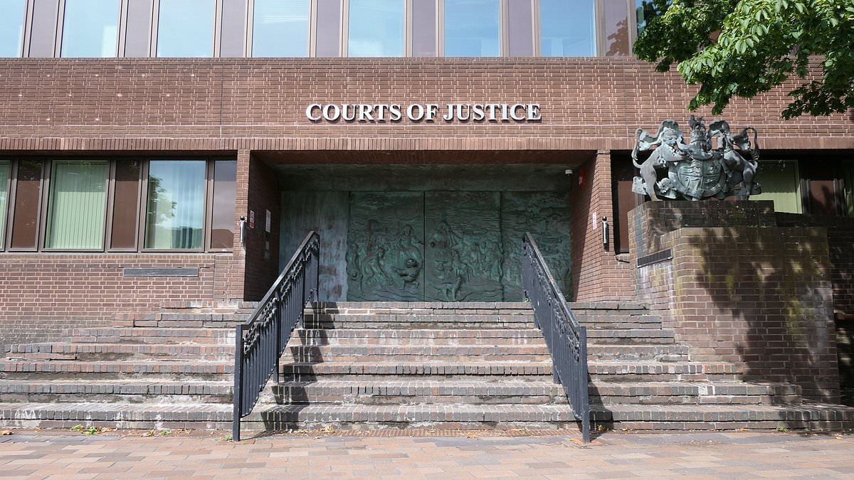 Sudanese national living in hotel raped 'terrified' woman at back of court building which he recorded on his phone, court hears