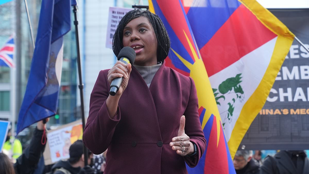 Kemi Badenoch says 'weak' Keir Starmer must stop being 'so terrified' of China and block Xi Jinping's plan for London super-embassy