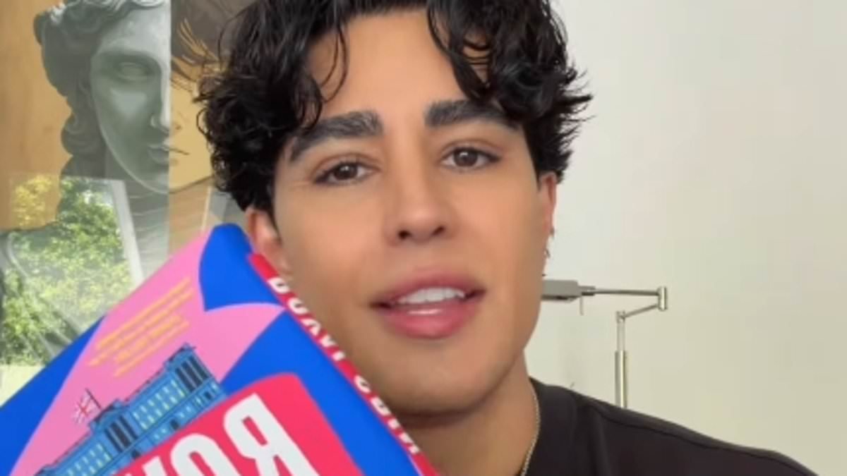 'Meghan's mouthpiece' Omid Scobie, 44, unveils his Palace-set young adult fiction novel - but bungles publicity video