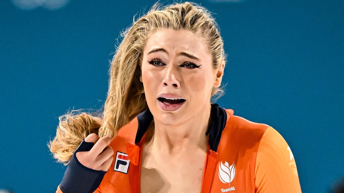 Superfan of Winter Olympics golden girl Jutta Leerdam pays $230,000 for her worn skating suit after underwear-flashing viral moment