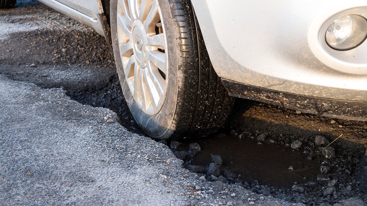 Pothole payouts set to hit record levels say insurers amid warnings vehicle damage 'could reach its worst levels yet'
