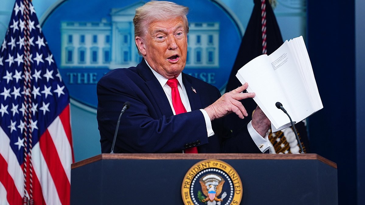 TOM LEONARD: Is Donald Trump showing the first signs of losing his marbles?