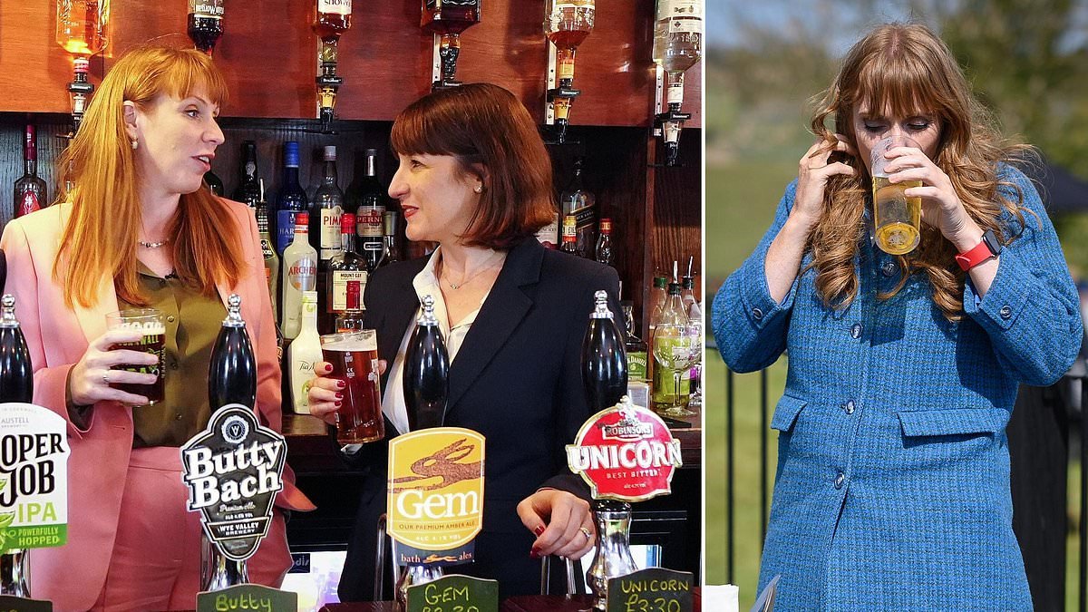 Angela Rayner's leadership hopes must be getting serious - she's on the wagon!