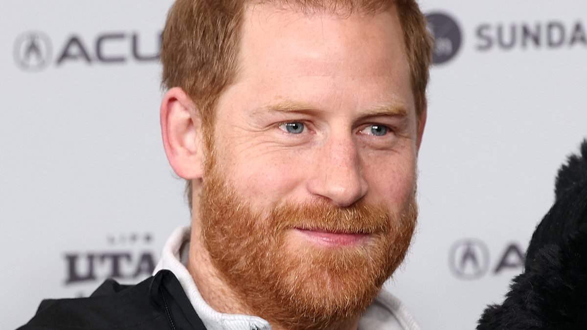 Surf's up! Moment Prince Harry catches a wave off coast of California - with the help of celebrity coach