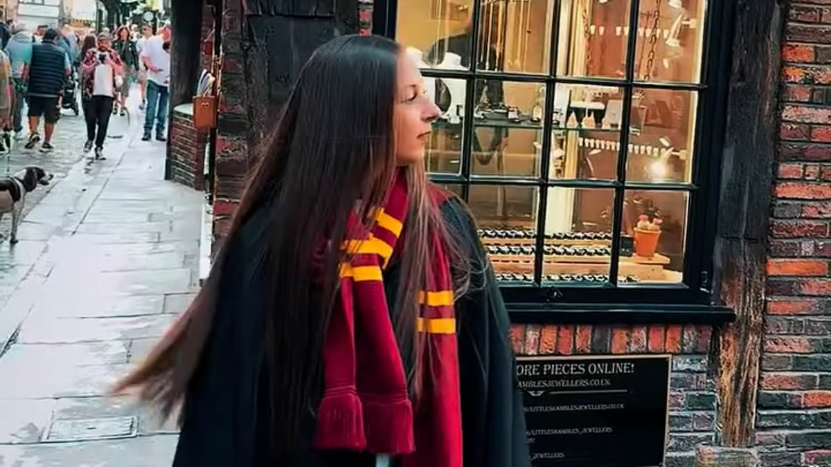 'Tourists are turning our city into a Harry Potter theme park': Residents say their iconic medieval streets are being ruined by 'tacky' merchandise shops