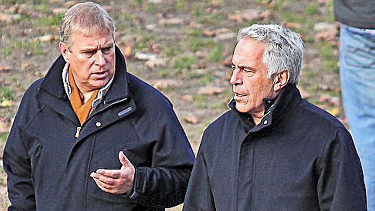 Glum Andrew was 'considering abdication' after he was caught on camera strolling in the park with convicted paedophile Jeffrey Epstein - but Queen told him to 'get a job'