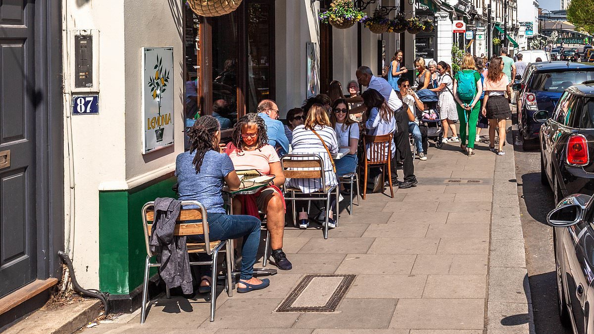 Labour urged to scrap 'table tax' on cafes, restaurants and pubs with pavement seating so Brits can enjoy a 'summer pint in the sun'