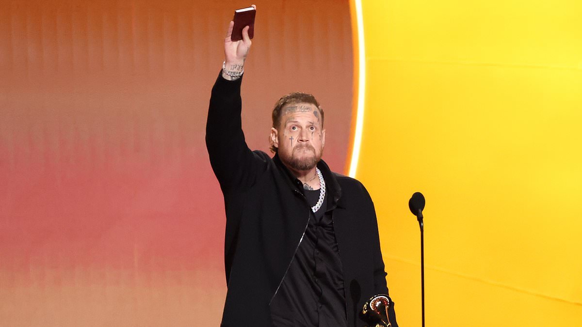 Jelly Roll slammed for 'religious psychosis' during Grammy acceptance speech: Live updates