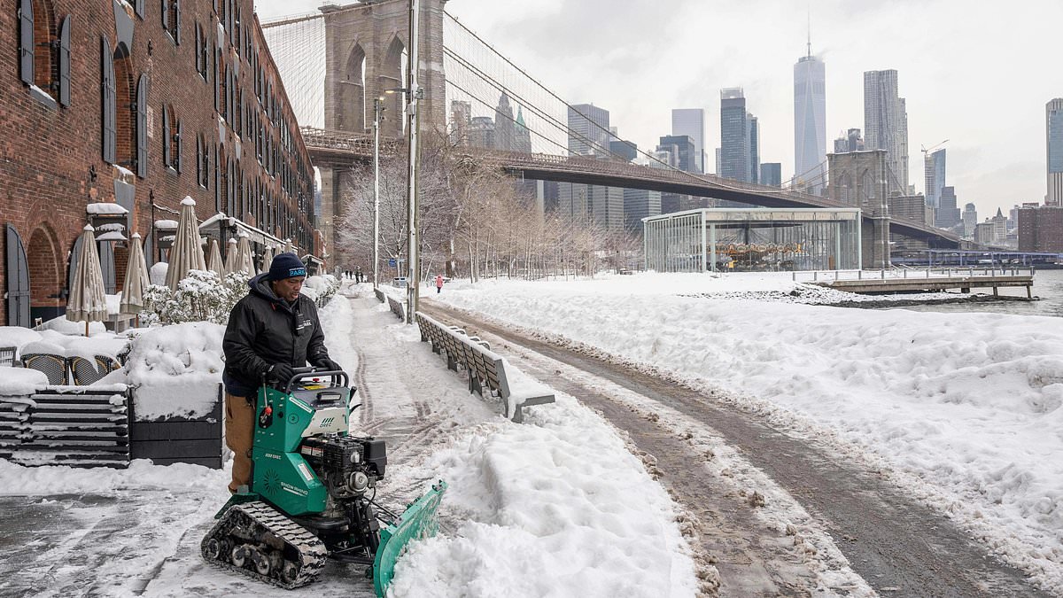 It's not over yet! Americans warned to brace for frigid polar vortex split that will delay spring