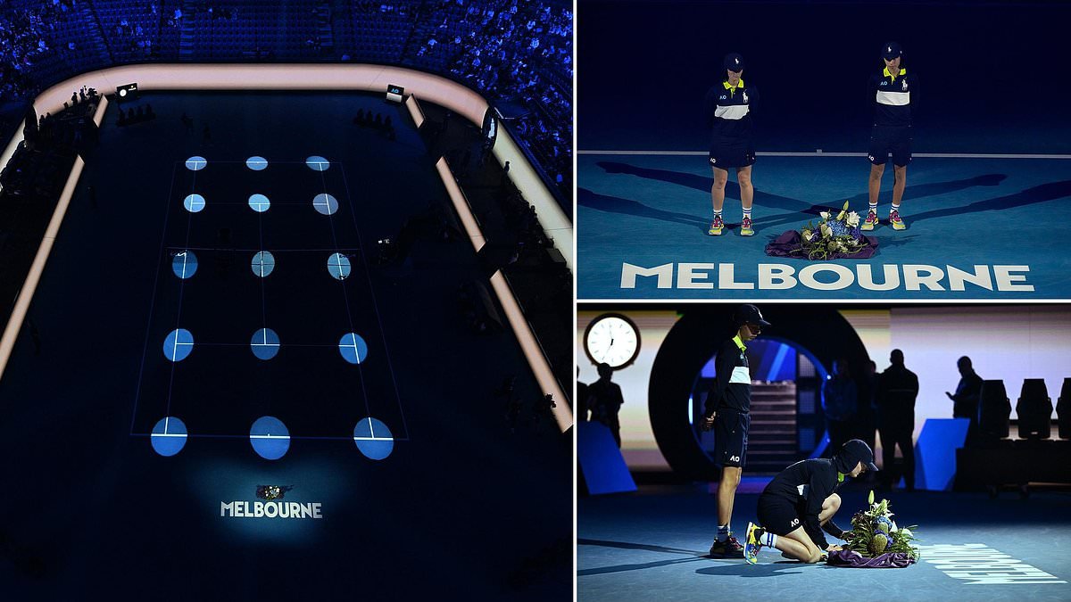 Australian Open pauses to pay tribute to Bondi shooting victims during National Day of Mourning