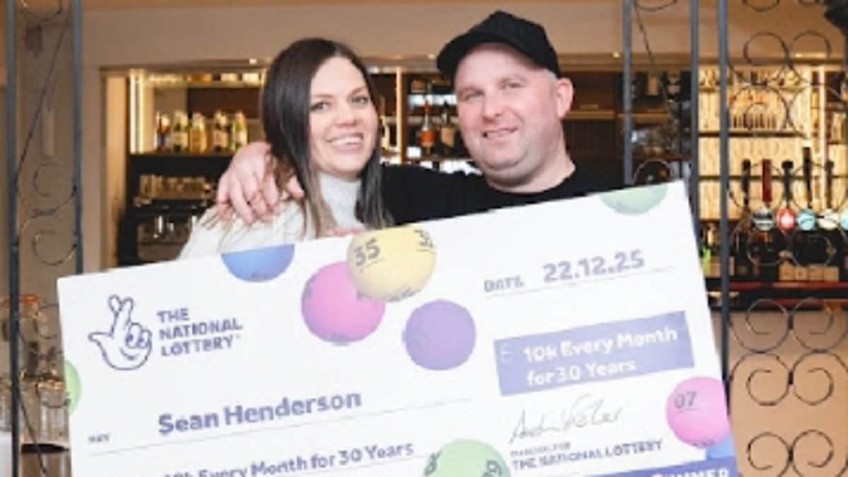 Lottery winner battered his girlfriend in a drunken rage on Tenerife holiday to celebrate him scooping £3.6million jackpot