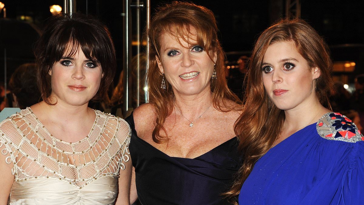 Beatrice and Eugenie are both standing by their mother and 'staying loyal in private' despite her Epstein emails shame - as her whereabouts remain a mystery