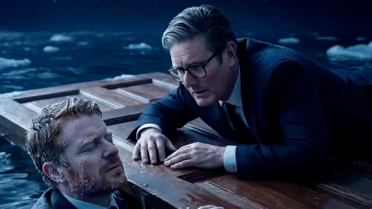 Keir Starmer and Morgan McSweeney are mocked in AI Titanic video - featuring Mandelson as an ice berg