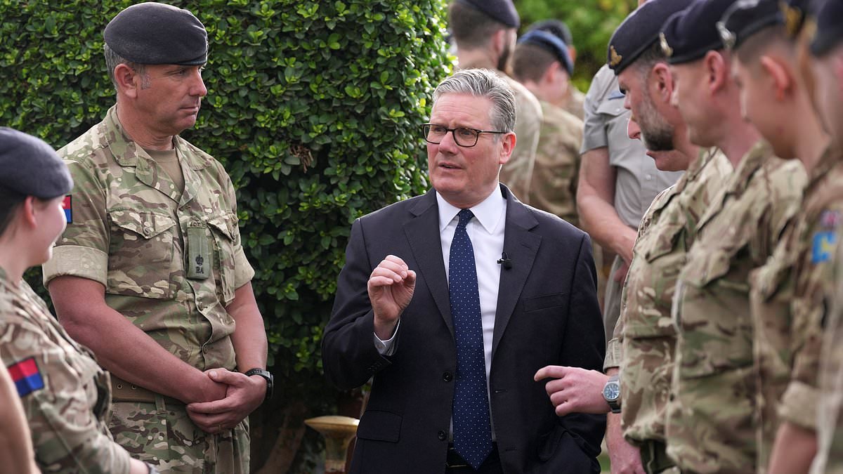 Kemi Badenoch brands Keir Starmer 'all mouth and no trousers' on defence as he jets to the Gulf despite failing to produce vital plan for Britain's military