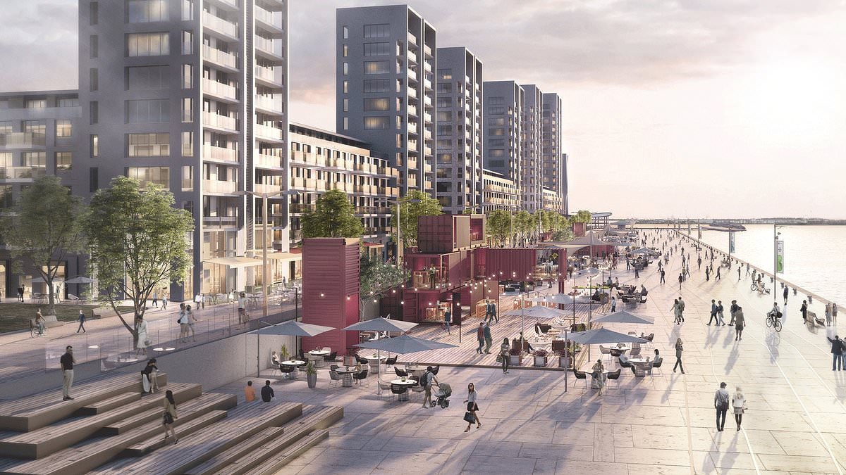 How Sadiq Khan-backed 'Barcelona-on-Thames' housing estate will swell by 20,000 homes...despite fears over school places and GP appointments