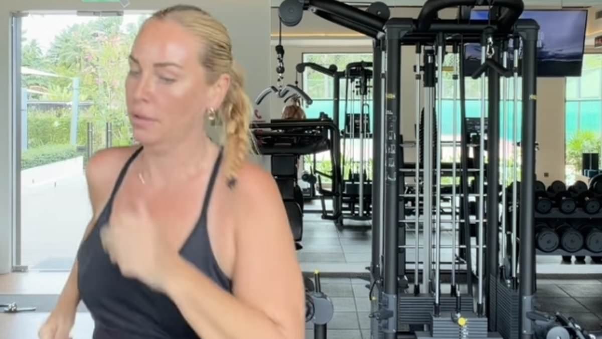 Josie Gibson says she is 'constantly fighting my genetics' as she shares inspiring workout video amid lipoedema diagnosis