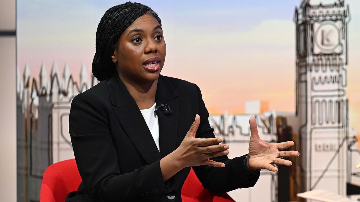 Tories would ban under-16s from social media as Kemi Badenoch wins backing from Labour's Andy Burnham for 'bold action' on 'addictive' sites