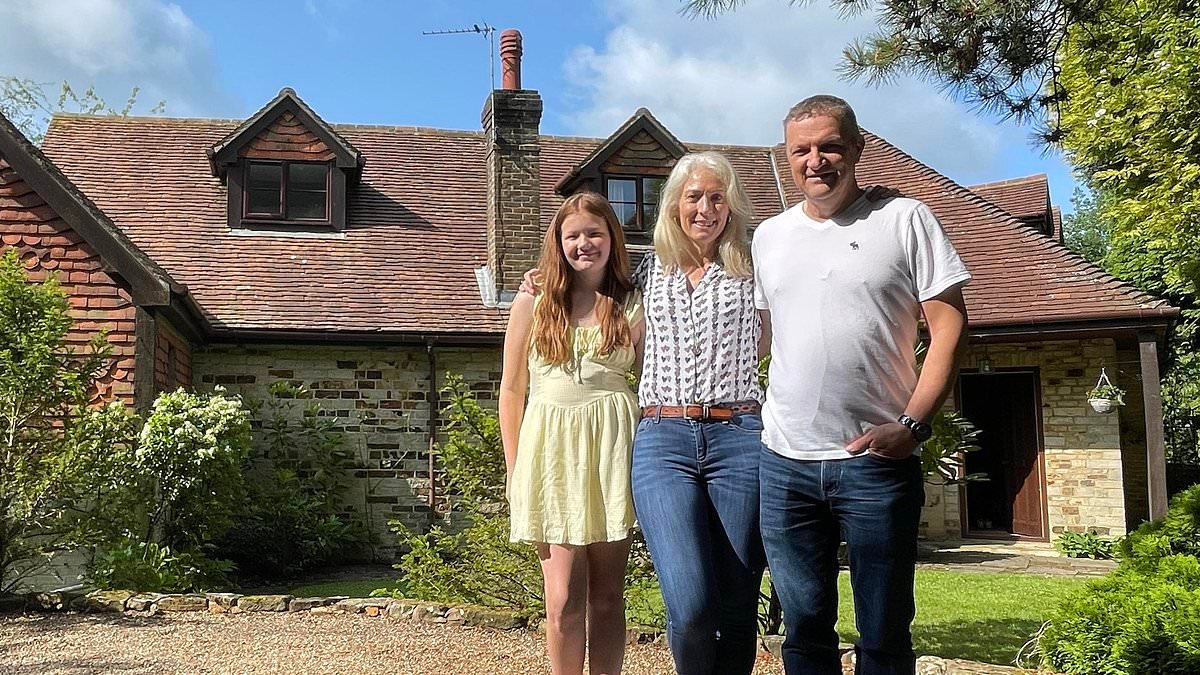 Multi-millionaire family invite single mother who survives on £91 a week to live at their 5 bedroom mansion with a private pool - while they move to her flat in 'Britain's shoplifting capital'