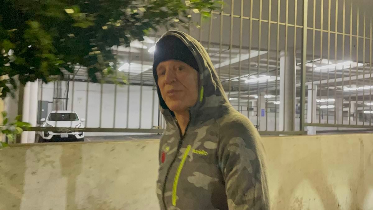 Mickey Rourke goes for a night jog in LA after eviction and GoFundMe drama