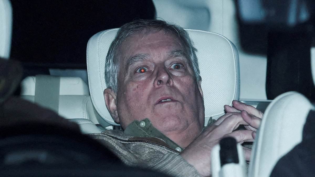 Where's Andy: No sign of disgraced former duke at his Wood Farm bolthole at Sandringham following his arrest as searches continue at former home in Windsor