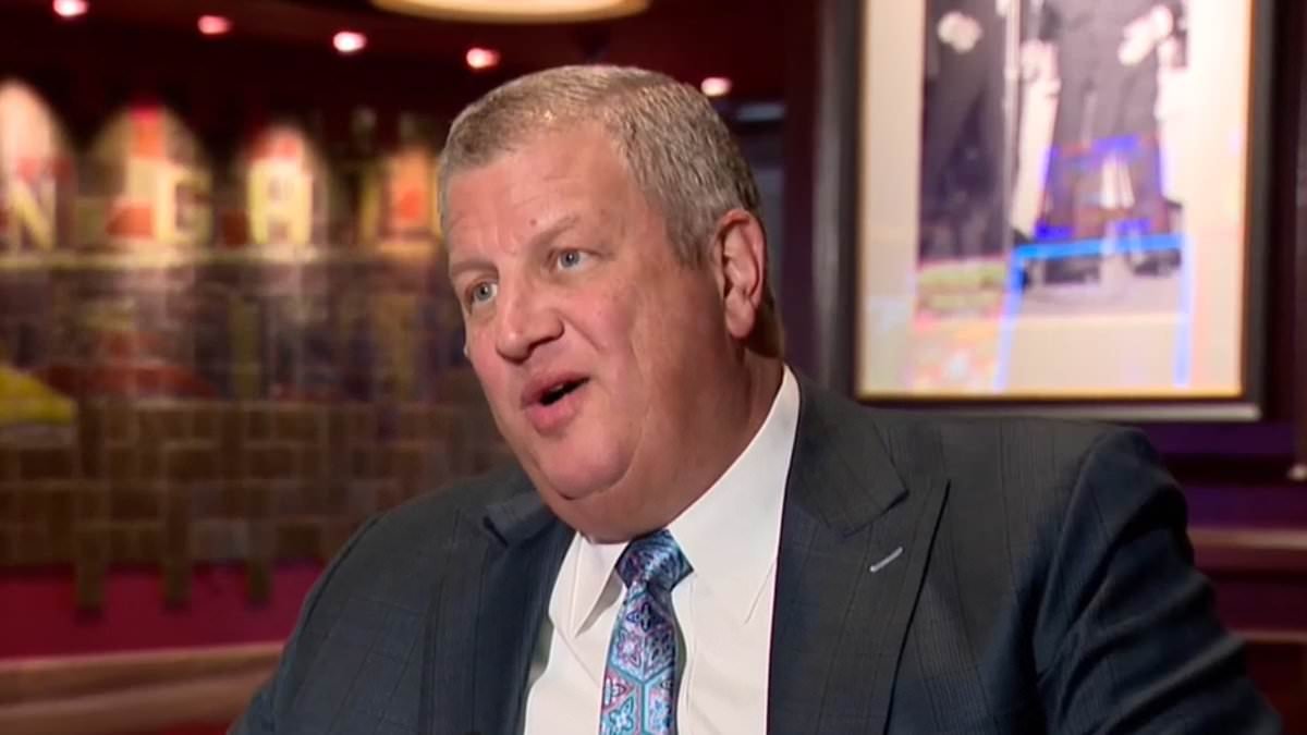 Vegas casino owner says he's happy rip-off city is now filled with rich tourists and that the days of 'dollar shrimp cocktails are NOT coming back'