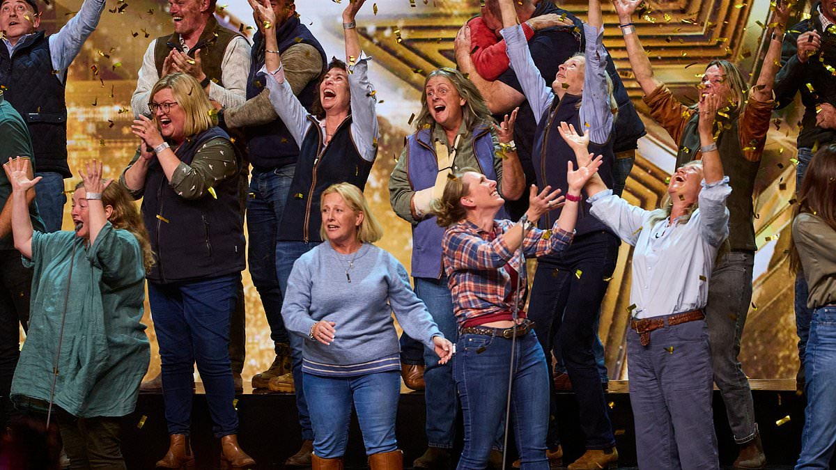 Jeremy Clarkson's Hawkstone Farmers' Choir releases record and plan to give funds to a mental health charity after wowing BGT judges and fans with emotional performance