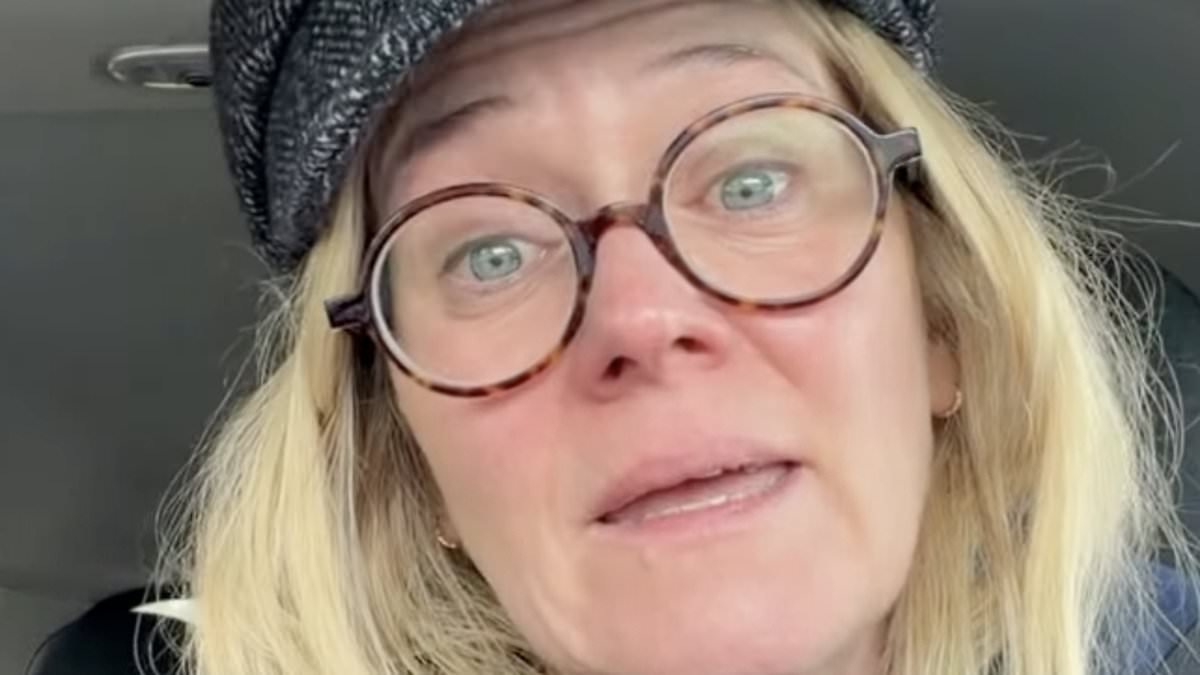 Edith Bowman chokes back tears after luggage containing her beloved grandfather's ashes are stolen as she makes emotional plea for their return